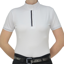 Hy Equestrian Ladies Roka Show Shirt - White/Black Crystal