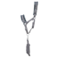 Hy Sport Active Head Collar and Lead Rope - Pencil Point Grey