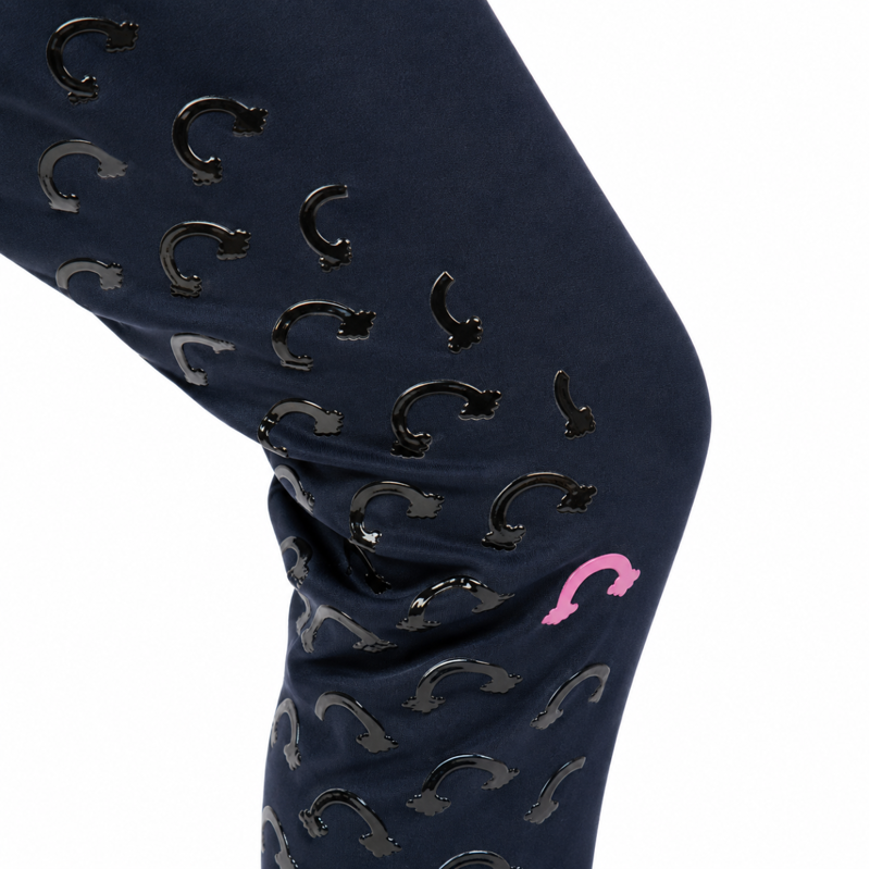 Unicorn Magic Riding Tights by Little Rider - 9-10 Yrs - Navy/Pink-2