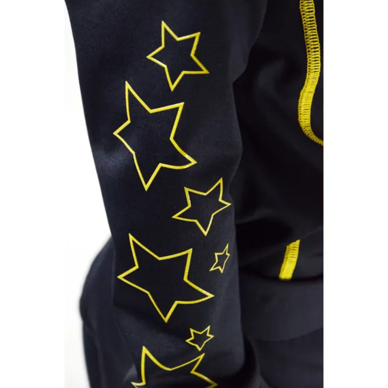 Hy Equestrian Stella Children's Base Layer - Navy/Yellow-2