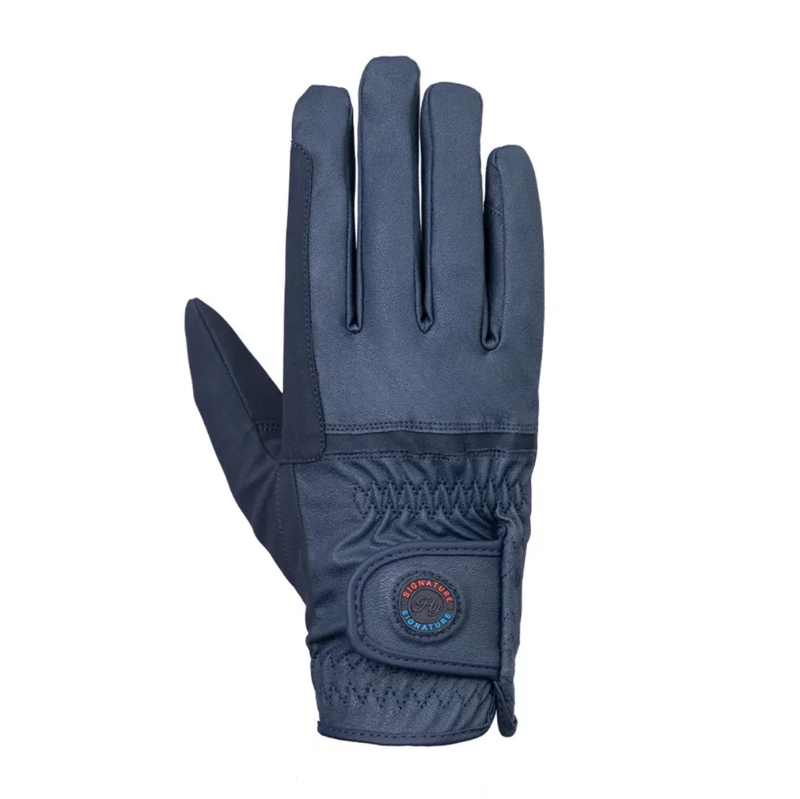 Hy Signature Riding Gloves - XS - Navy