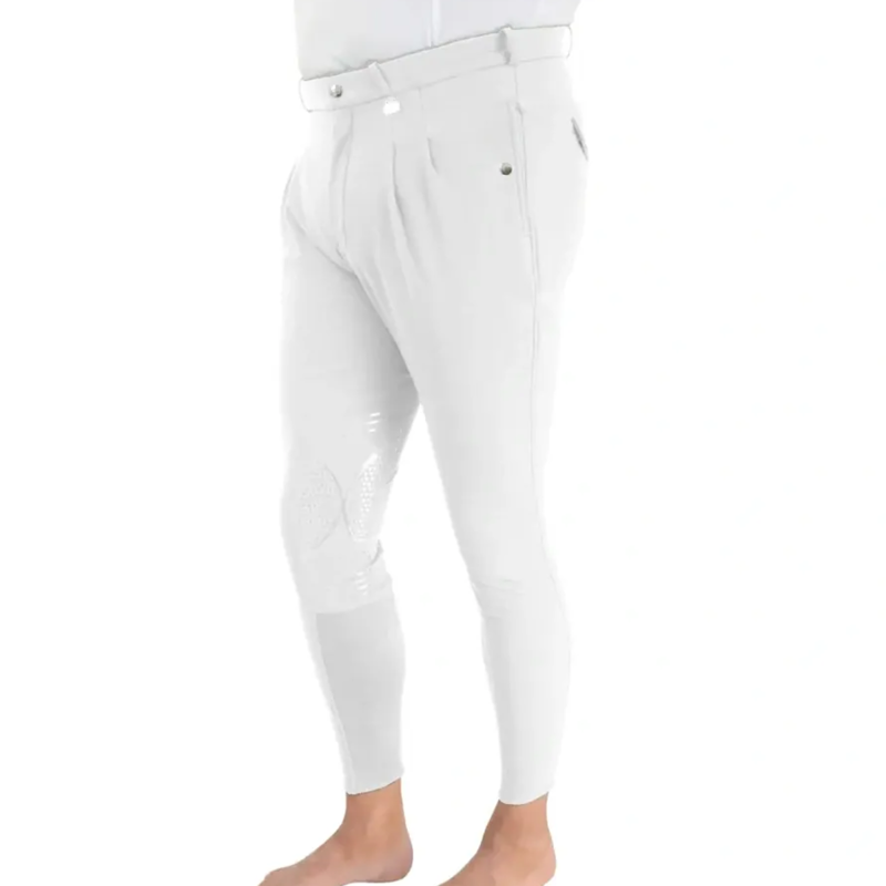 Hy Equestrian Harrogate Men's Breeches - 28 inch - White