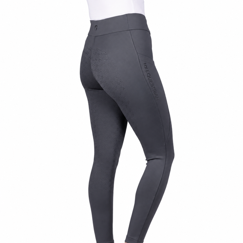 Hy Equestrian Melton Flex Riding Tights - Turbulance-1