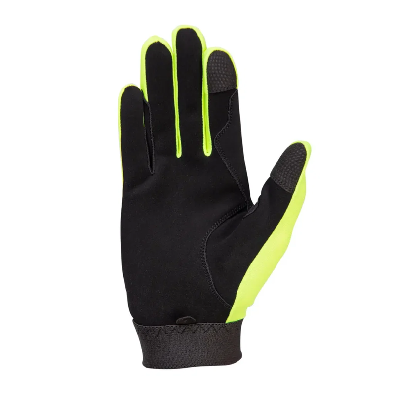 Hy Equestrian Children's Absolute Fit Glove - Reflective Yellow-1