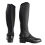 Hy Equestrian Synthetic Combi Leather Chaps - Black