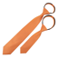 Cameo Adults Zip Show Tie - Orange