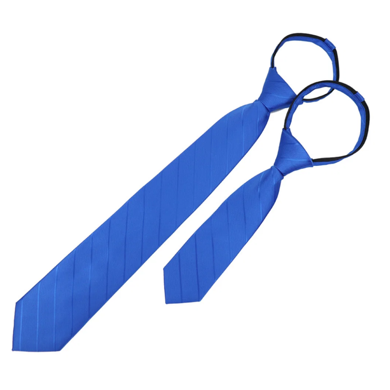 Cameo Adults Zip Show Tie - Royal Blue