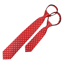 Cameo Adults Zip Show Tie - Red