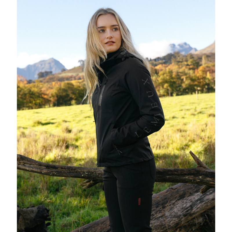 LeMieux Athena Waterproof Lightweight Jacket - Black-3