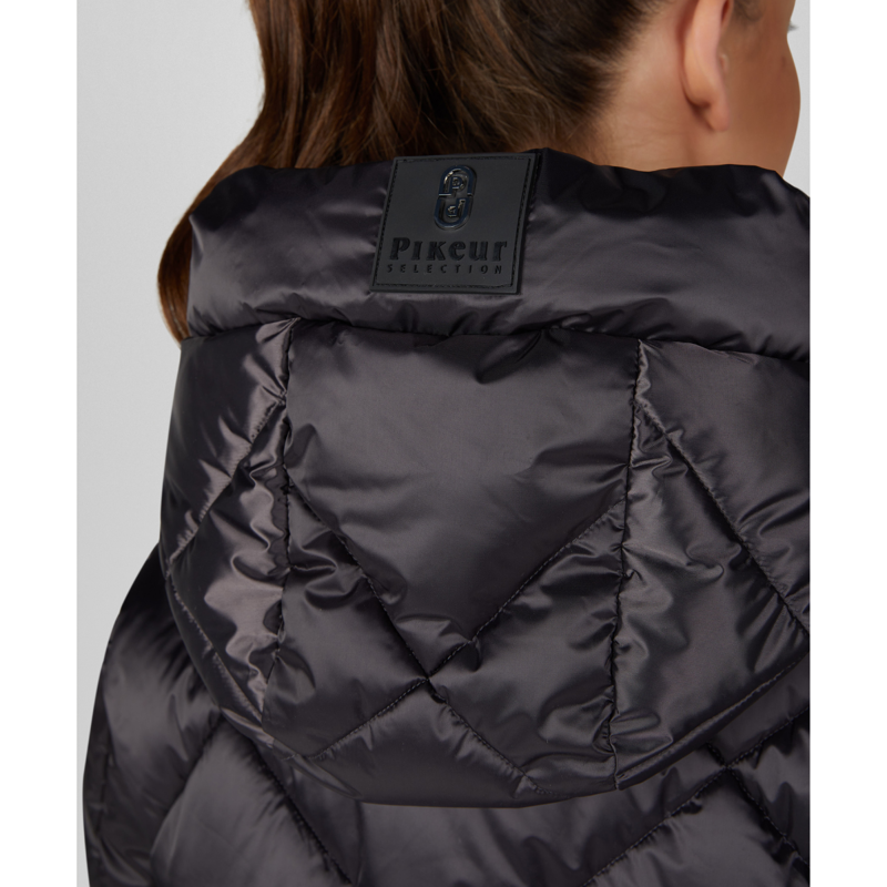 Pikeur Ladies Quilted Diamond Jacket - Basalt Grey-3
