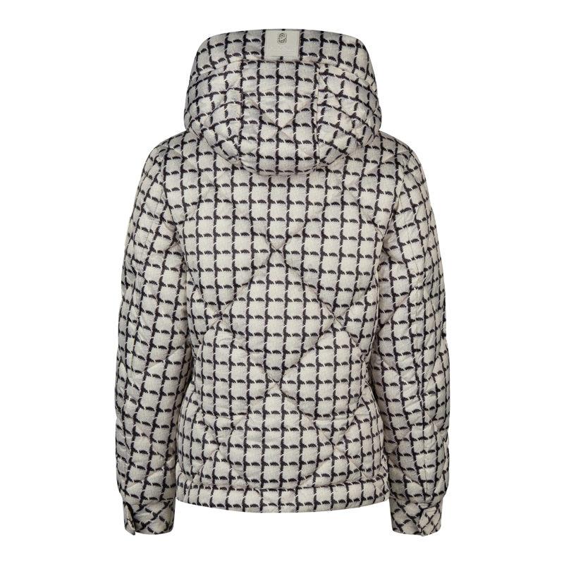 Pikeur Ladies Quilted Diamond Jacket - Soft Cream-1