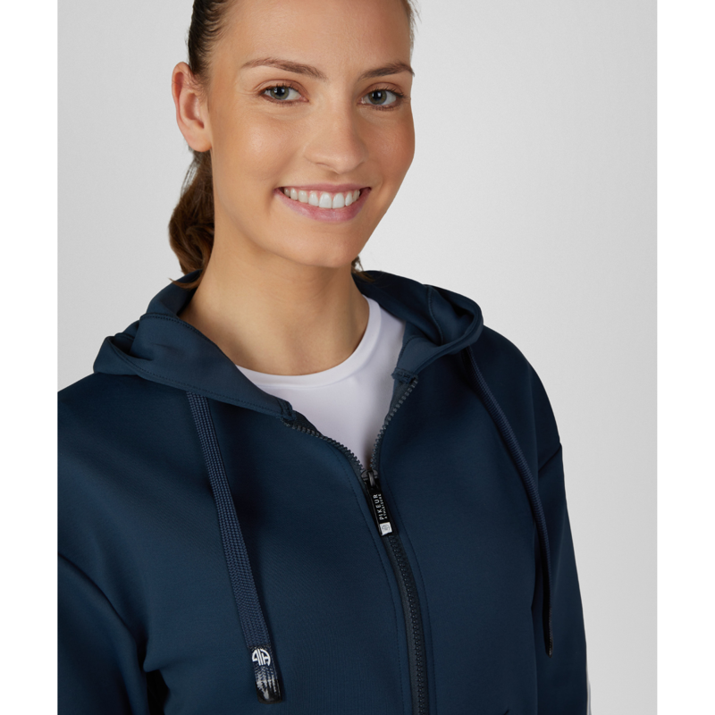 Pikeur Ladies Zip Hoodie - Pine Green-2