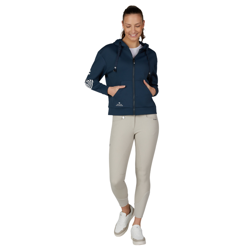 Pikeur Ladies Zip Hoodie - Pine Green-5