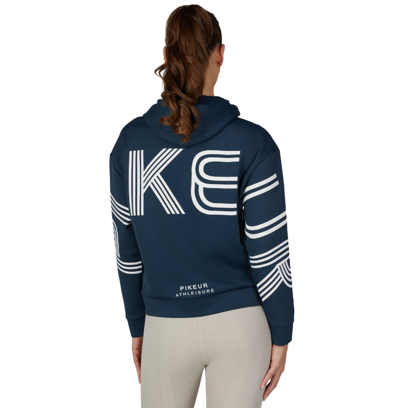 Pikeur Ladies Zip Hoodie - Pine Green-4