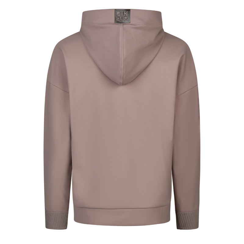 Pikeur Ladies Plush Luxe Hoodie - Ash Mauve-1