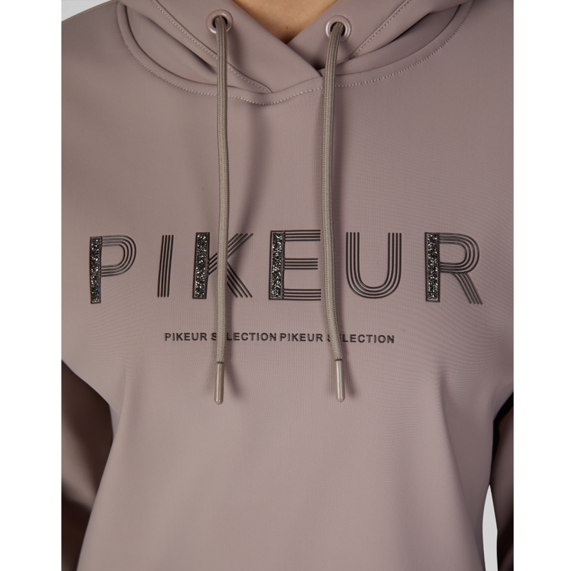 Pikeur Ladies Plush Luxe Hoodie - Ash Mauve-2