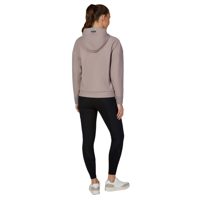 Pikeur Ladies Plush Luxe Hoodie - Ash Mauve-5
