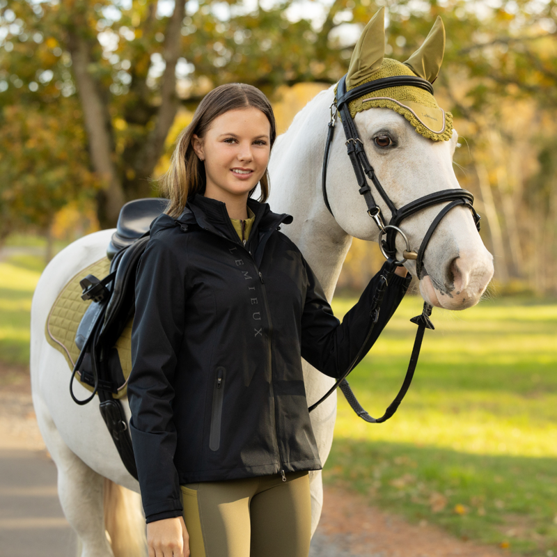 LeMieux Young Rider Tessa Waterproof Jacket - Black-1