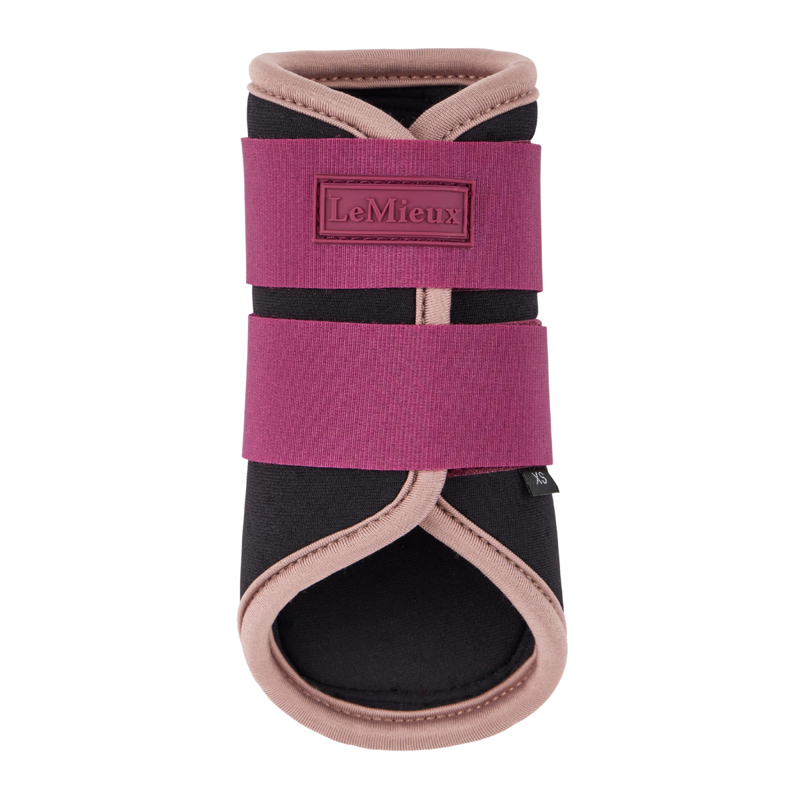 LeMieux Air-Tek Grafter Brushing Boots - Blackberry-2