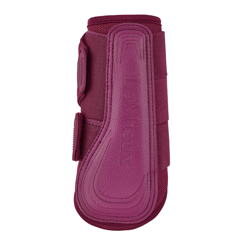 LeMieux Arika Mesh Brushing Boots - Blackberry-2