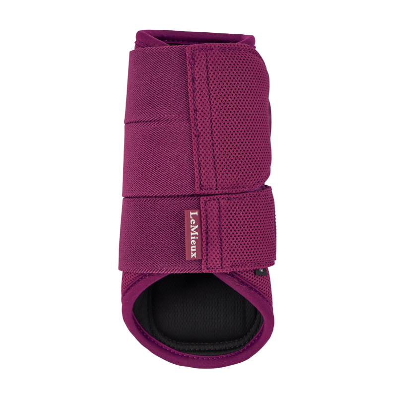 LeMieux Arika Mesh Brushing Boots - Blackberry-1