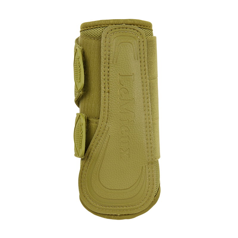 LeMieux Arika Mesh Brushing Boots - Gooseberry-2