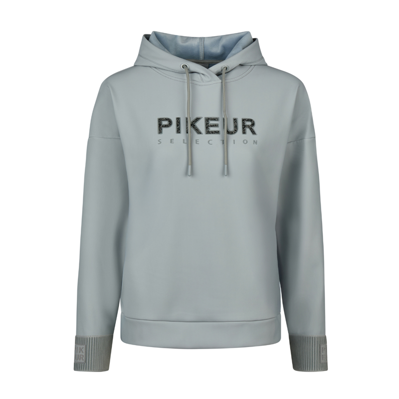 Pikeur Ladies Plush Luxe Hoodie - Dusty Blue