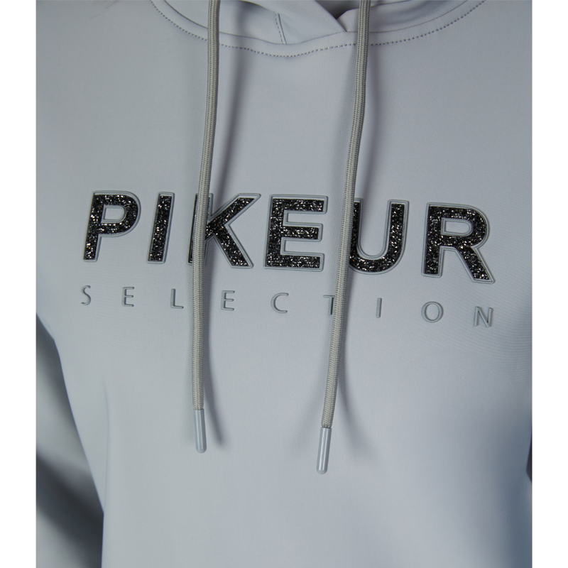 Pikeur Ladies Plush Luxe Hoodie - Dusty Blue-2