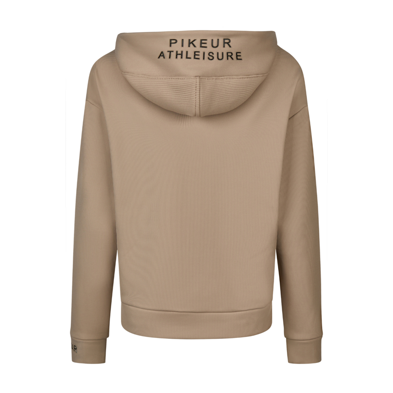 Pikeur Ladies Zip Rip Hoodie - Mocca Cream-1