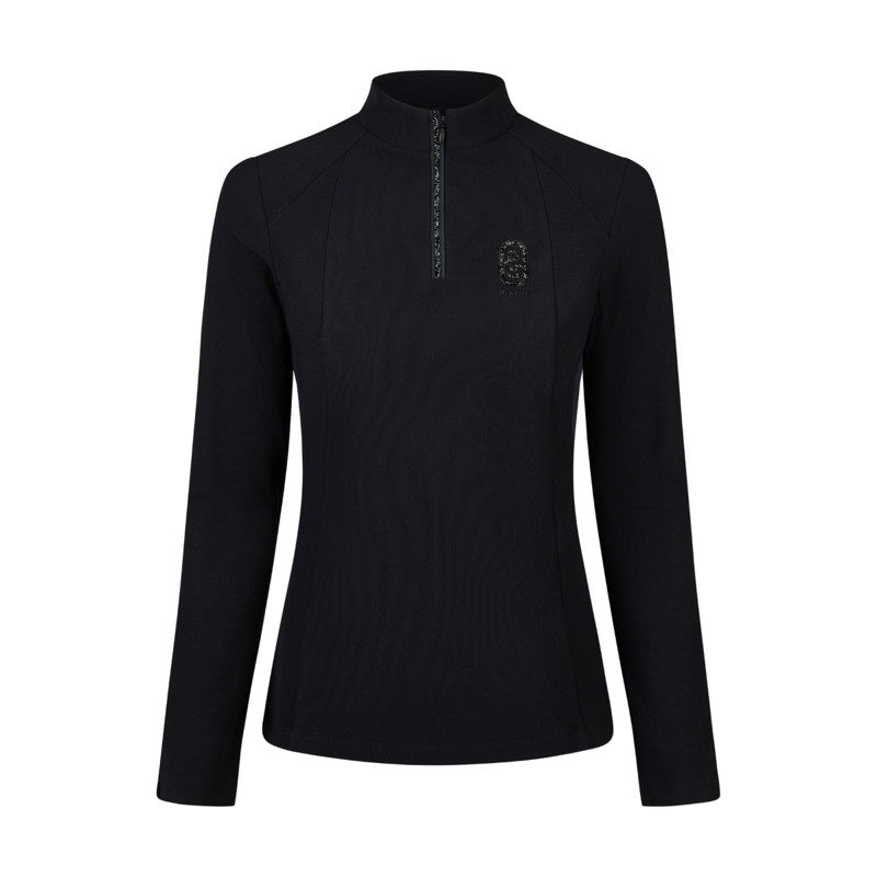 Pikeur Ladies Zip Rip Shirt - Black