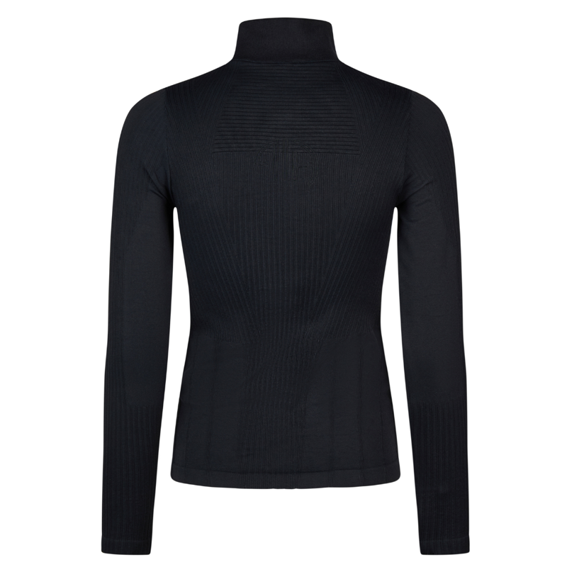 Pikeur Ladies 3D Knit Shirt - Black Navy-1