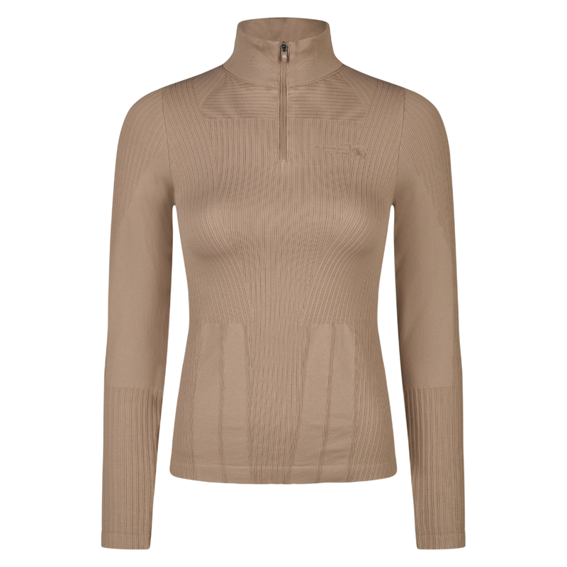 Pikeur Ladies 3D Knit Shirt - Mocca Cream