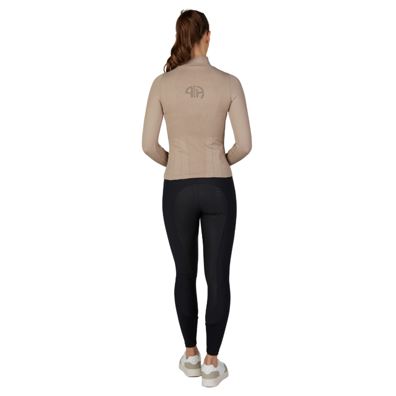 Pikeur Ladies 3D Knit Shirt - Mocca Cream-2