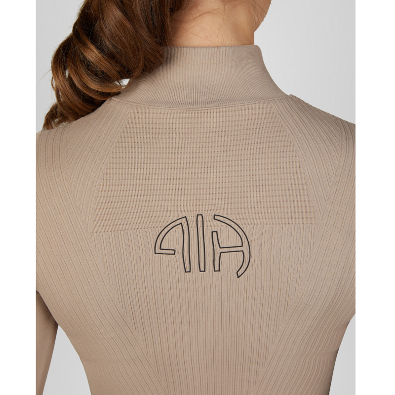 Pikeur Ladies 3D Knit Shirt - Mocca Cream-5