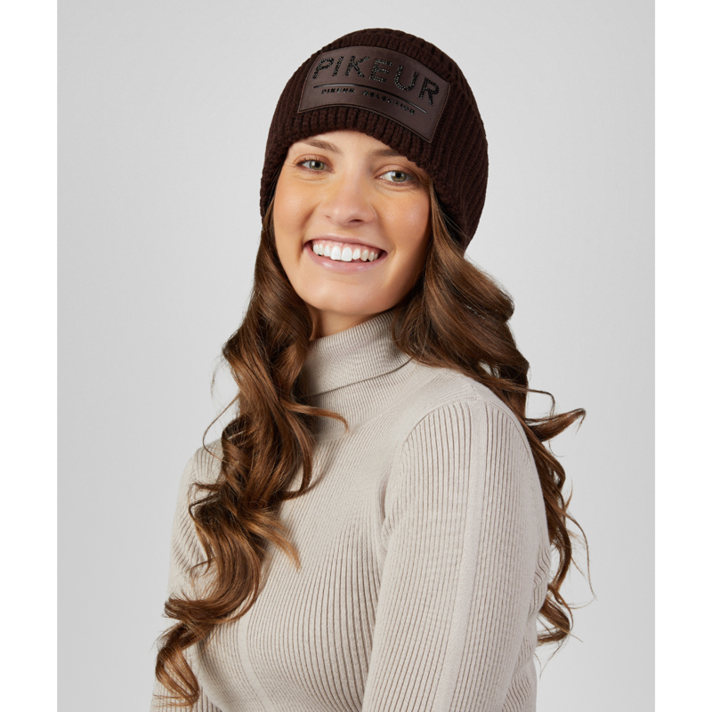 Pikeur Ladies Beanie - Chocolate Brown-1