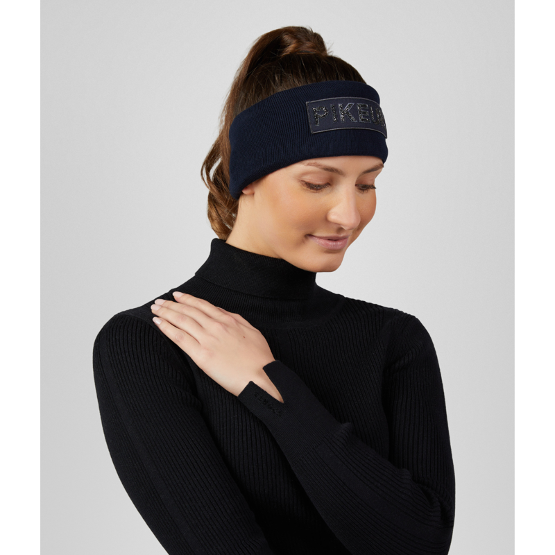 Pikeur Ladies Cotton Headband - 55-57cm - Nightblue-1