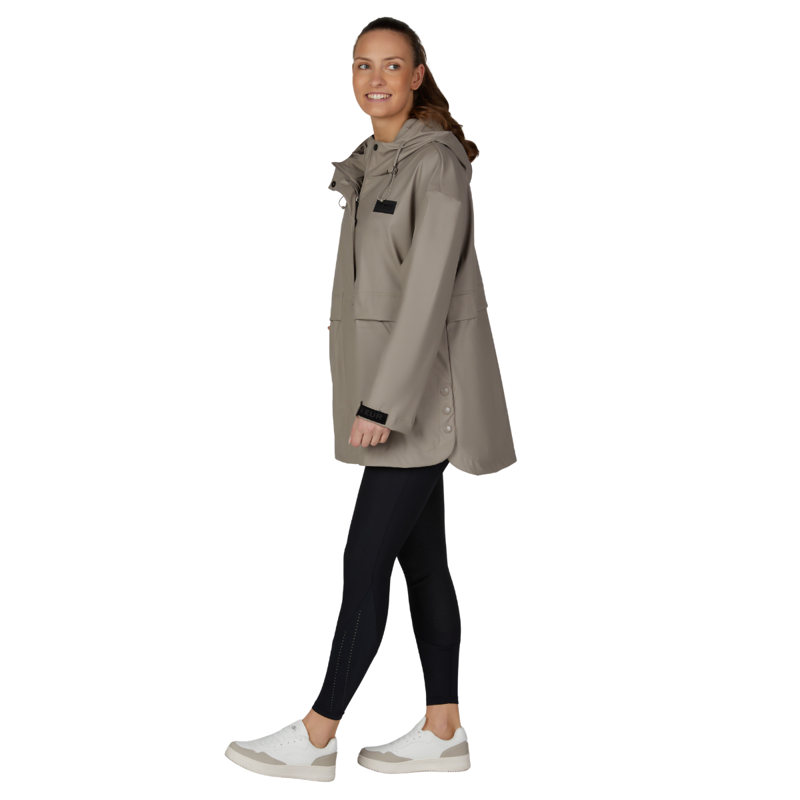 Pikeur Ladies Rainzip Cape - Mocha Cream-2