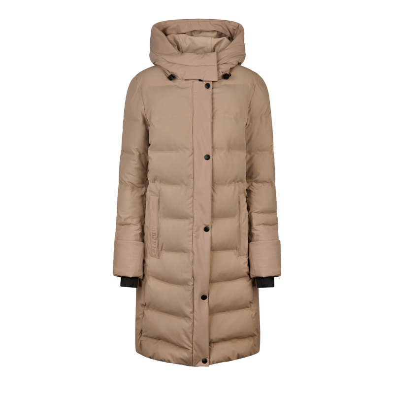 Pikeur Ladies Flexquilt Rain Coat - Mocha Cream