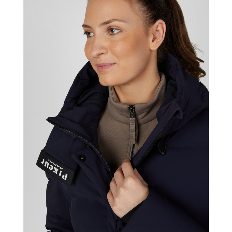 Pikeur Ladies Flexquilt Rain Coat - Nightblue-2