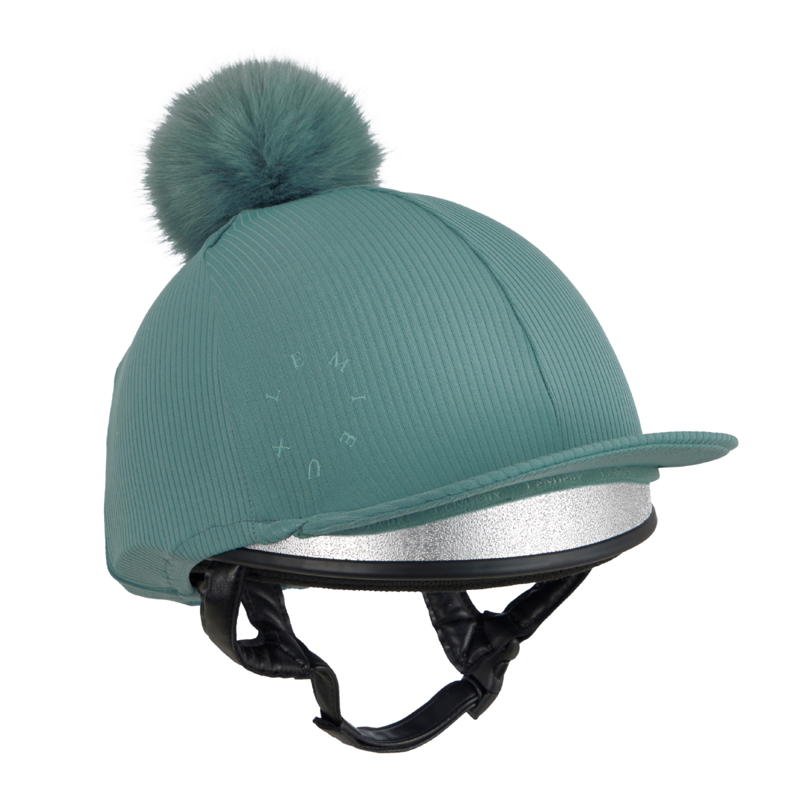 LeMieux Ribbed Hat Silk - Aloe-1