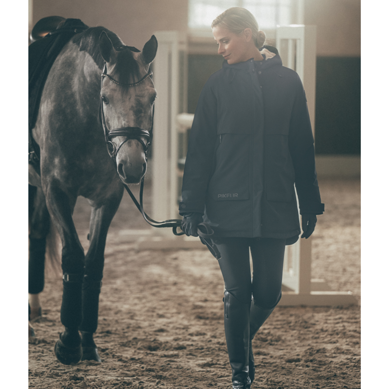 Pikeur Ladies Waterproof Parka - Nightblue-7