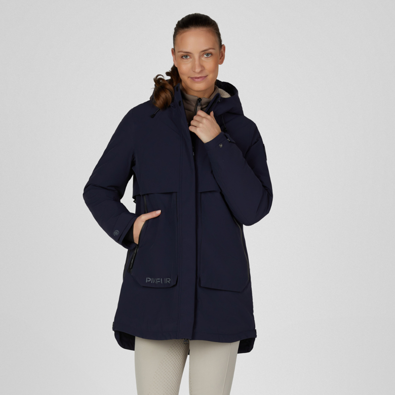 Pikeur Ladies Waterproof Parka - Nightblue-5