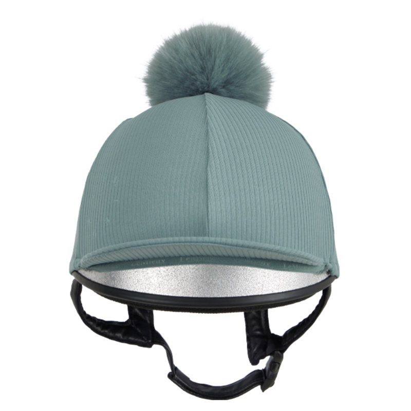 LeMieux Ribbed Hat Silk - Aloe-2
