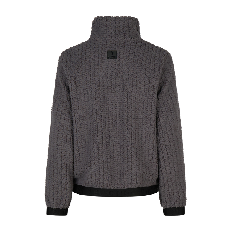 Pikeur Ladies Velvet Knit Jacket - Basalt Grey-1