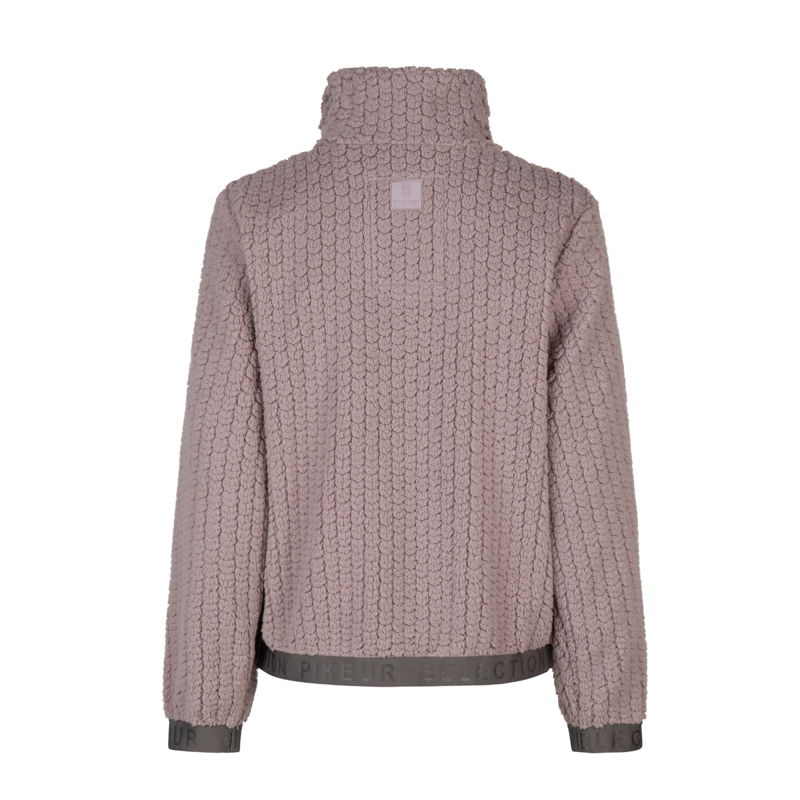 Pikeur Ladies Velvet Knit Jacket - Ash Mauve-1