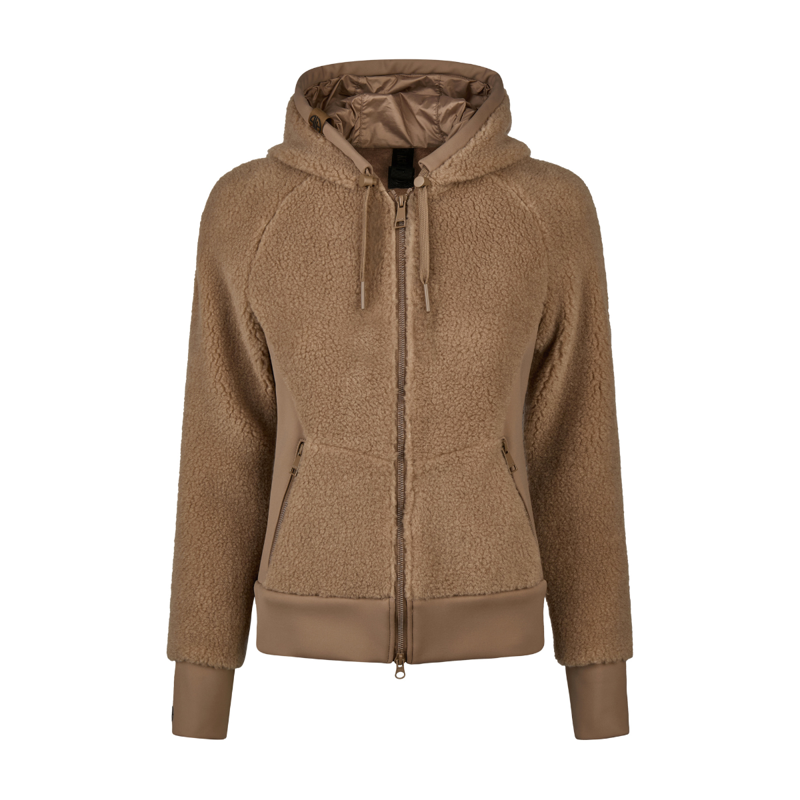Pikeur Ladies Teddy Fleece Jacket - Toffee Beige