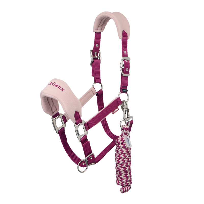 LeMieux Vogue Headcollar and Leadrope - Blackberry