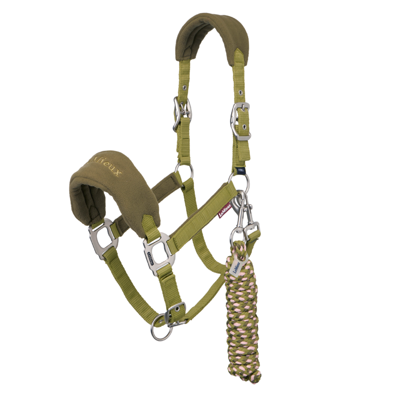 LeMieux Vogue Headcollar and Leadrope - Gooseberry