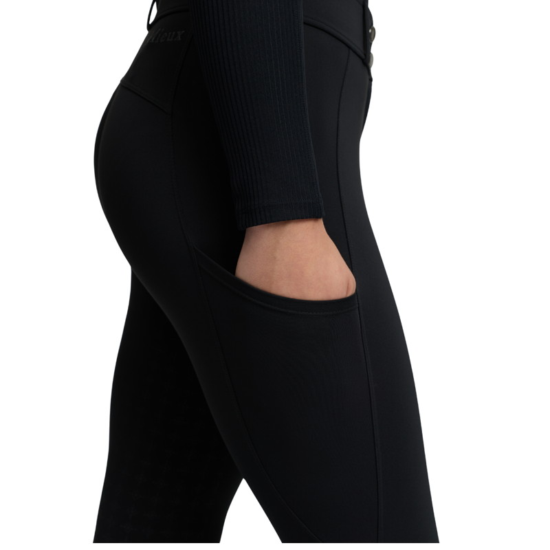LeMieux Young Rider Bex Breeches - Black-3
