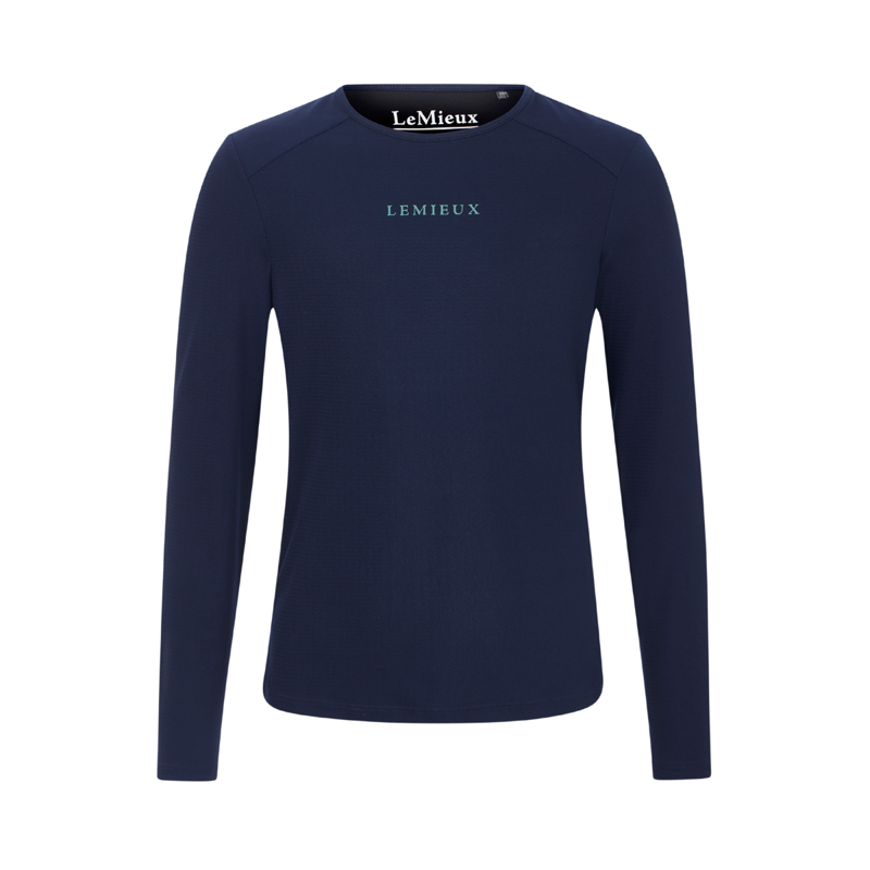 LeMieux Young Rider Hybrid Sports Top - Navy